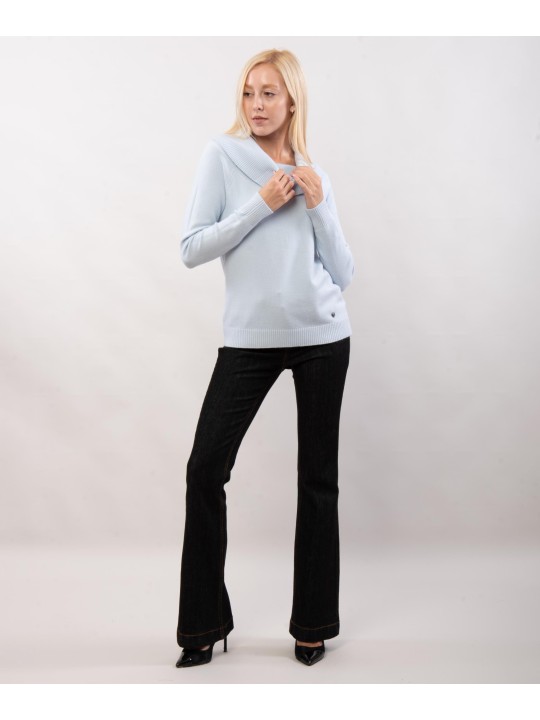 Maglione collo largo