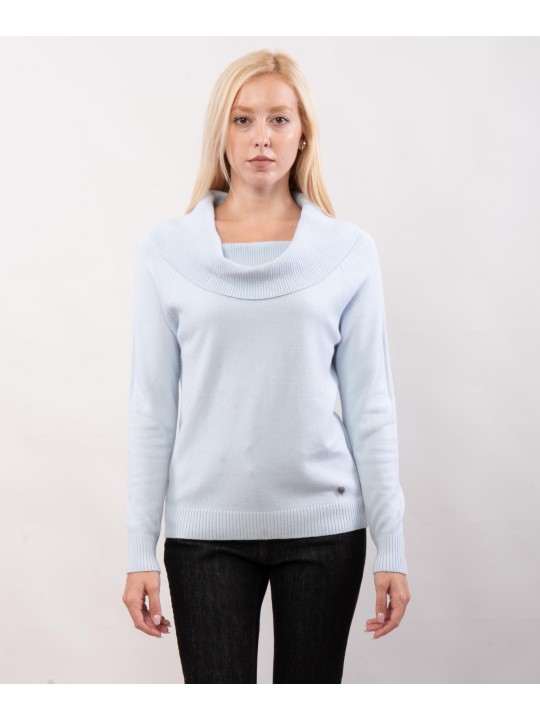 Maglione collo largo