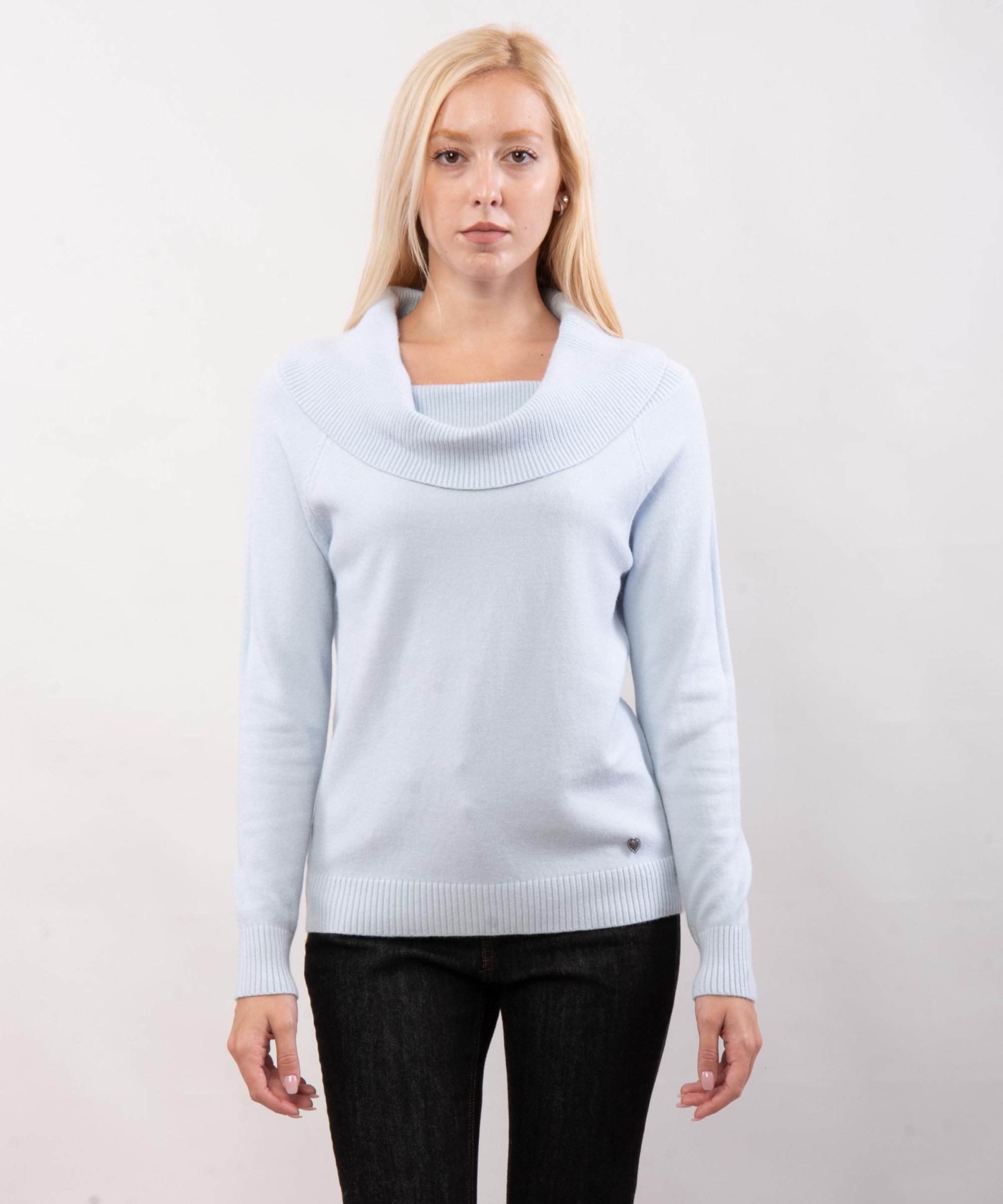 Maglione collo largo