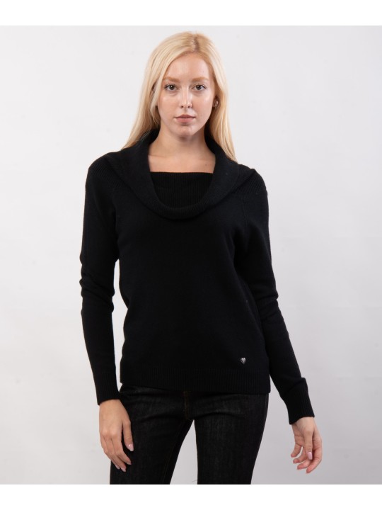 Maglione collo largo