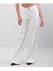 pantalone palazzo dritto in cotone
