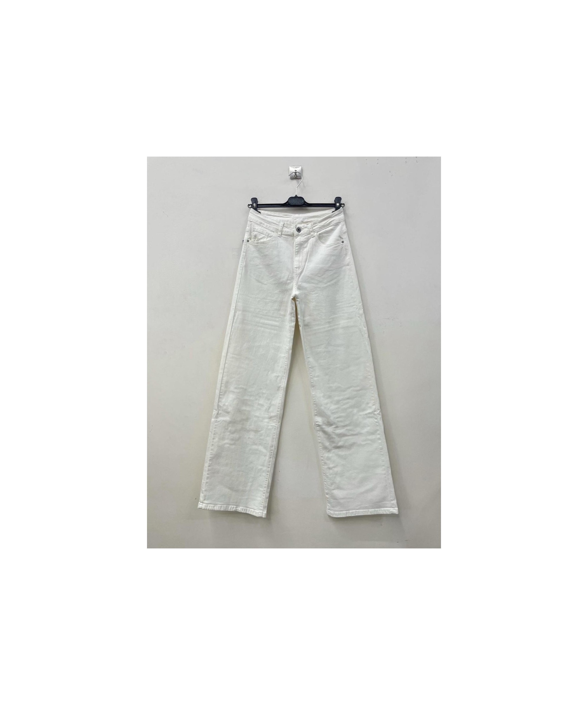 pantalone palazzo dritto in cotone