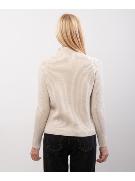 Maglione con bottoni laterali