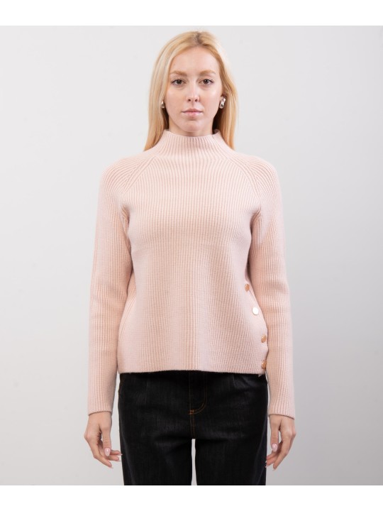 Maglione con bottoni laterali