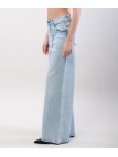 Jeans dritto con brillanti