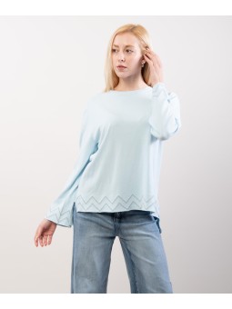 maglieria con dettaglio filo argento