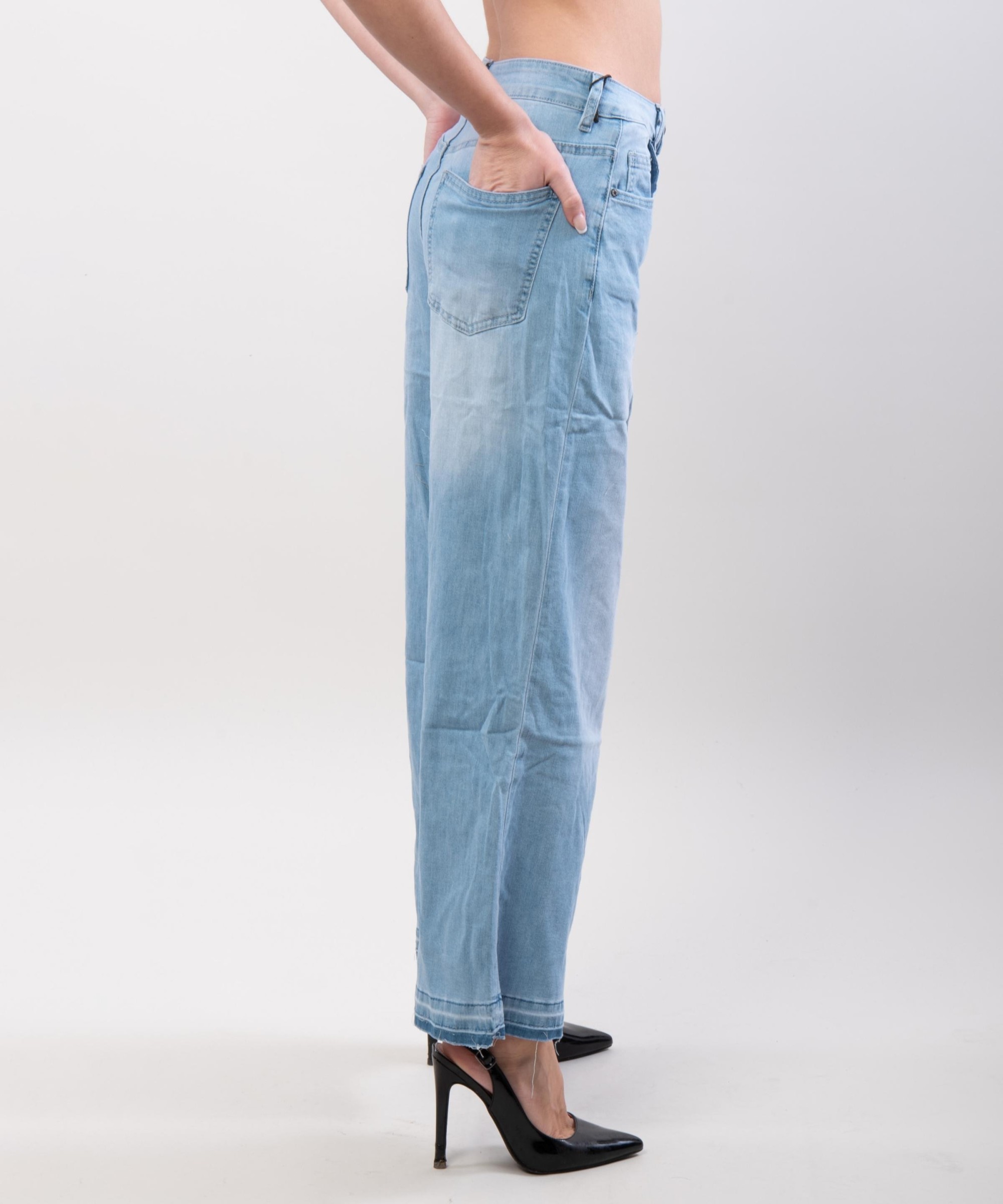 jeans a zampa lungo