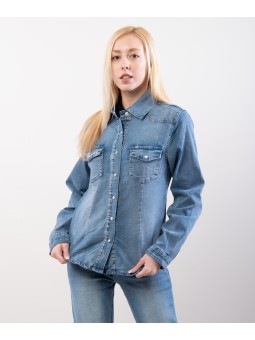 Camicia di jeans chiara