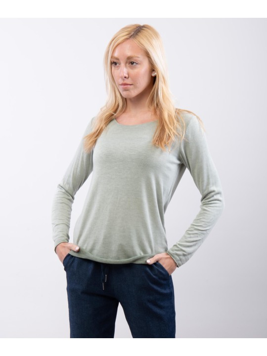 maglia viscosa scollo tondo