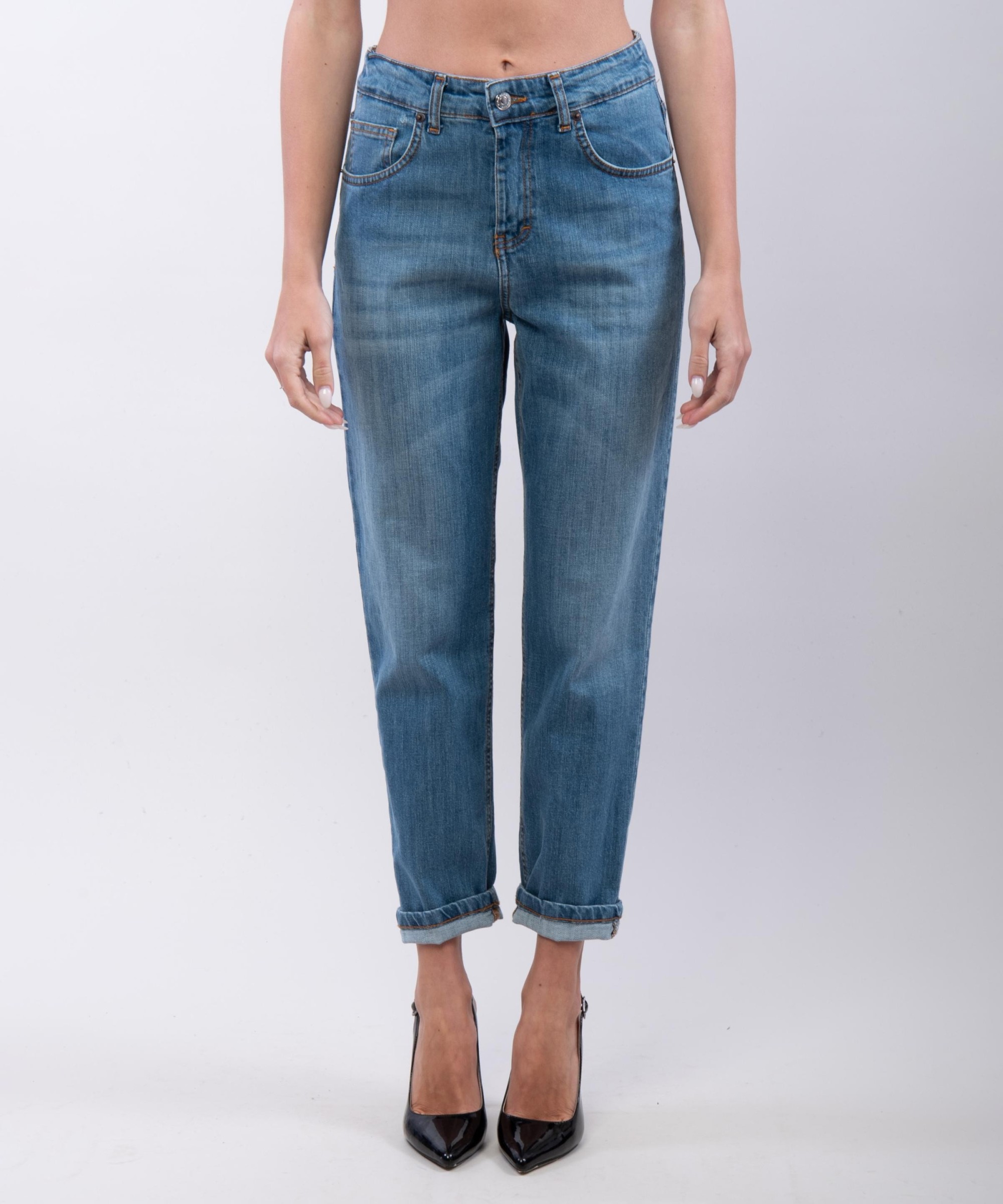 jeans dietro elastico tasca