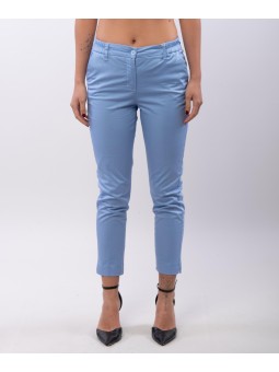 Pantaloni a Sigaretta in Gabardina