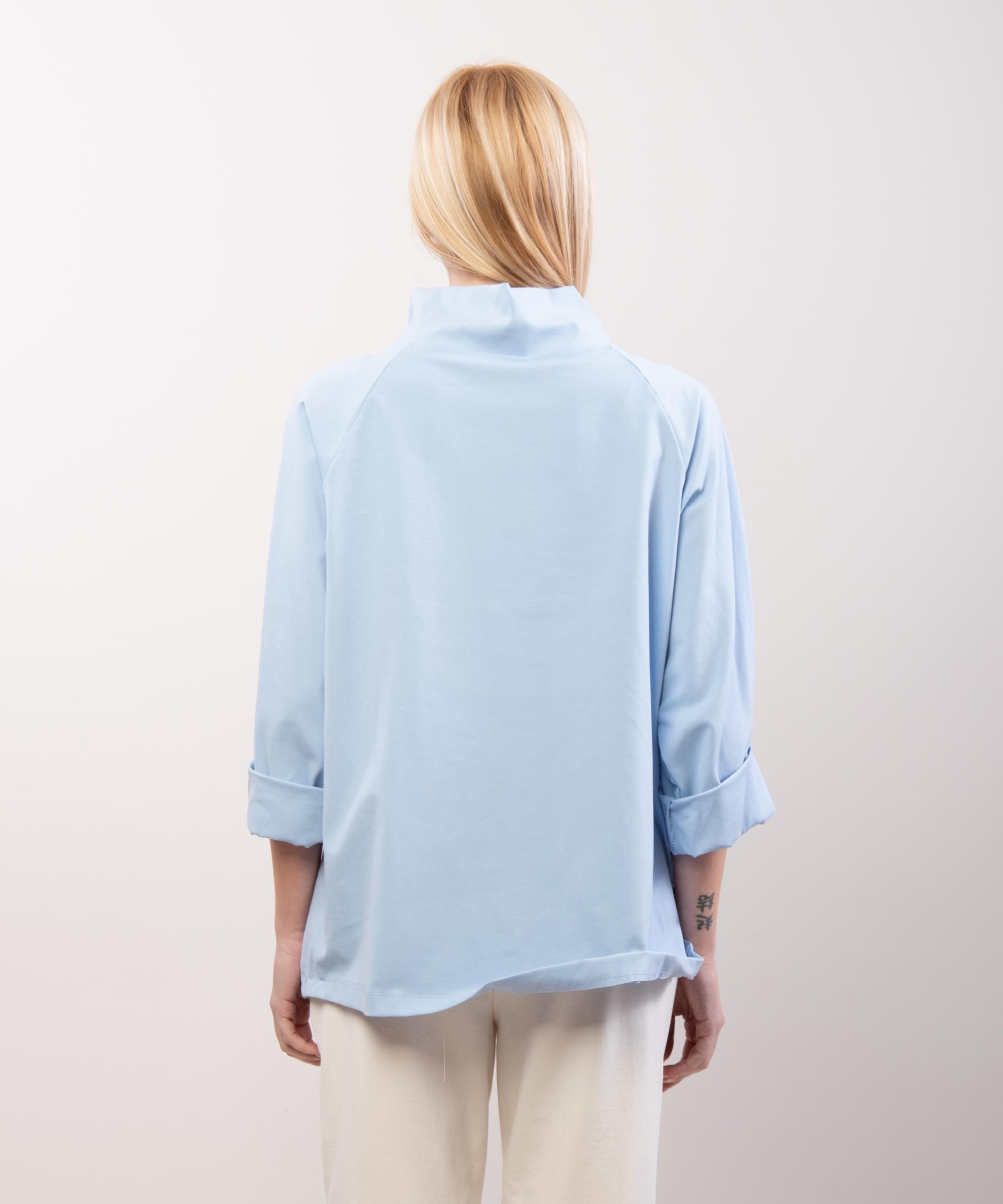 Trench in Maglia Asimmetrica
