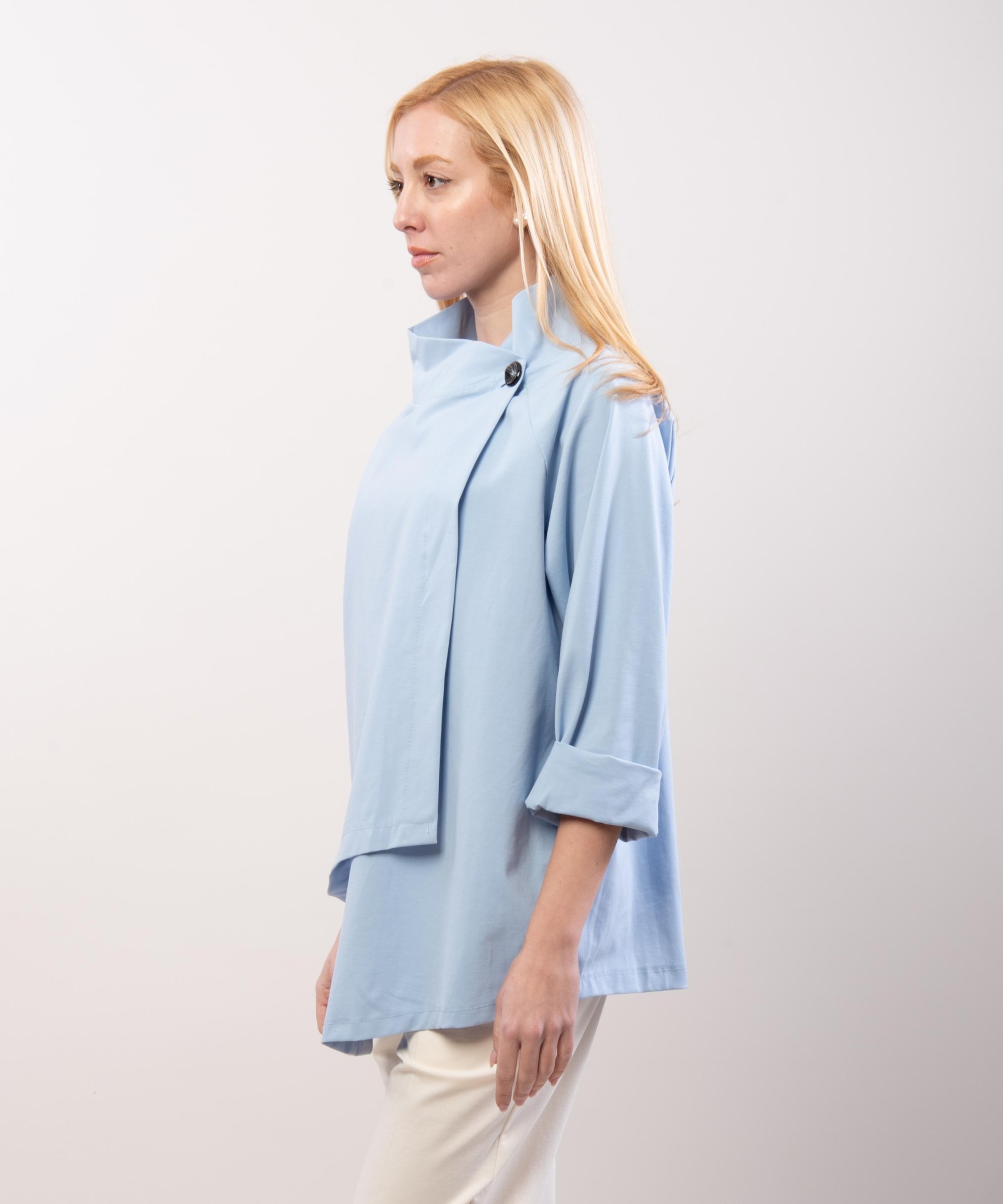 Trench in Maglia Asimmetrica