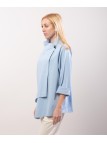 Trench in Maglia Asimmetrica