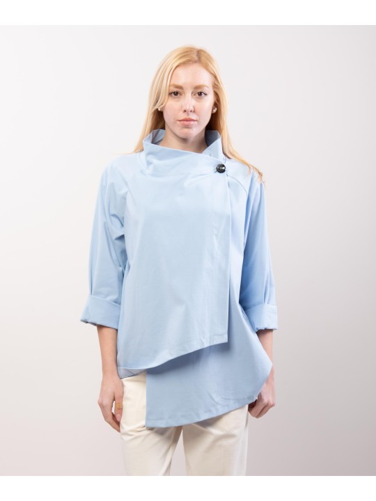 Trench in Maglia Asimmetrica