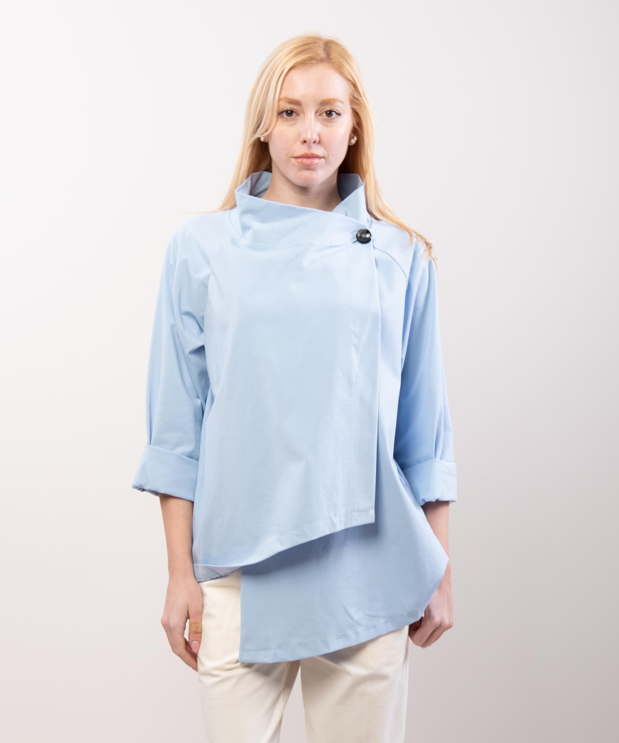 Trench in Maglia Asimmetrica