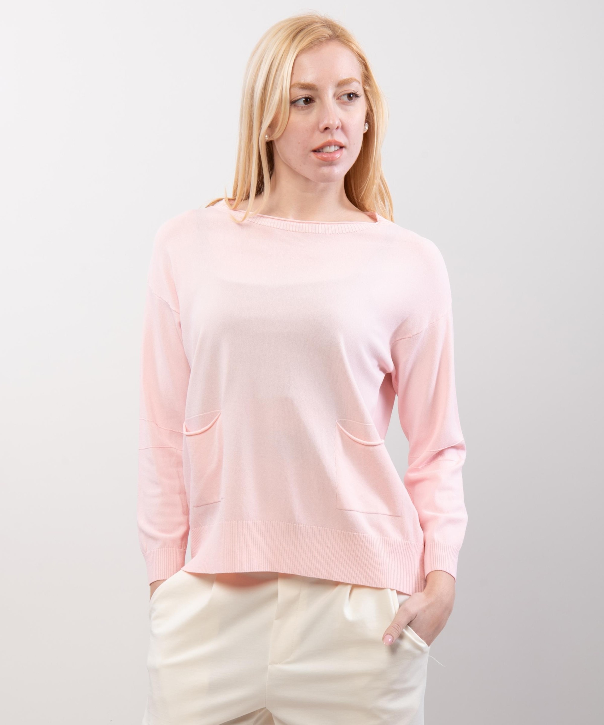 Maglia con Tasche Frontali