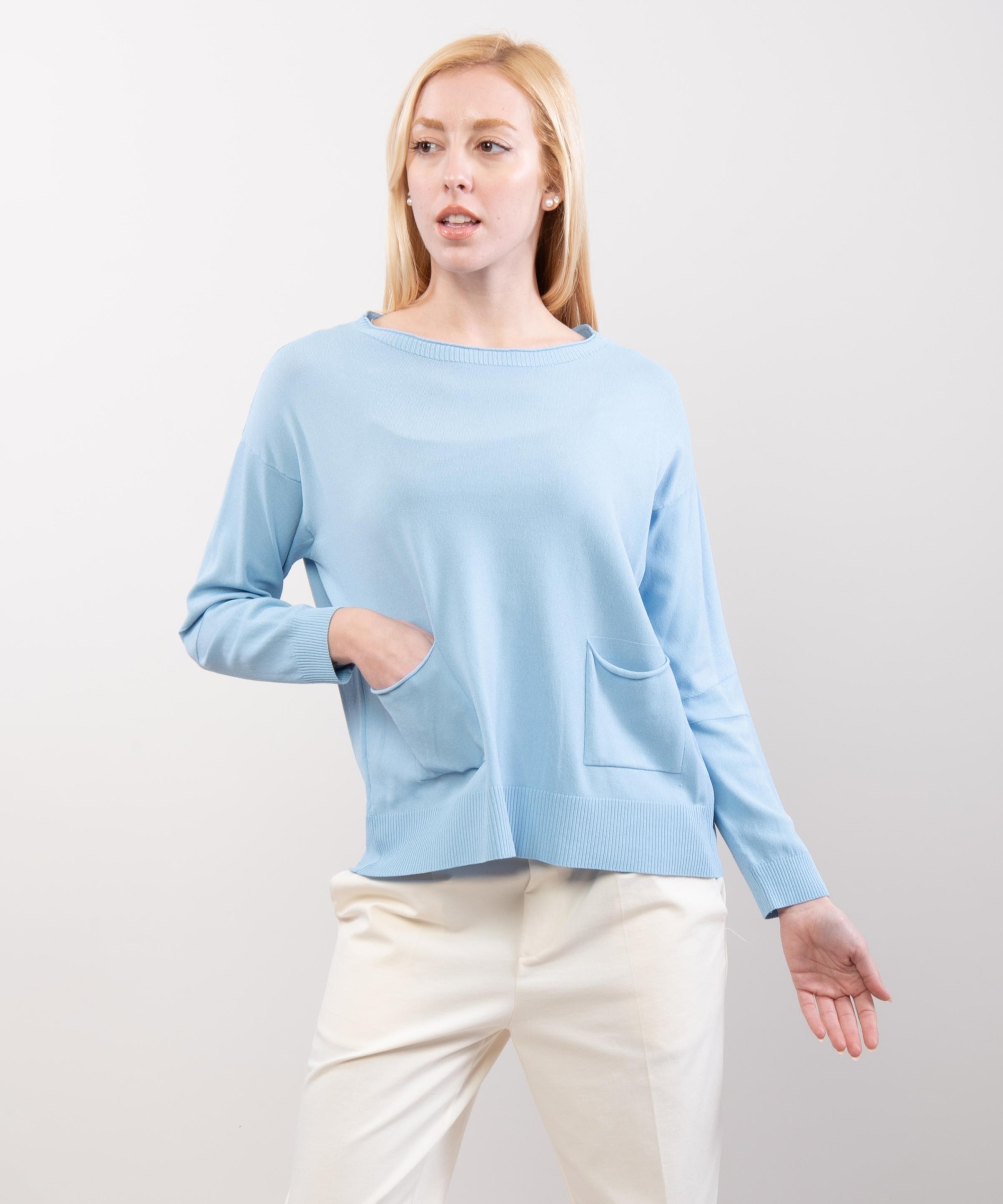 Maglia con Tasche Frontali