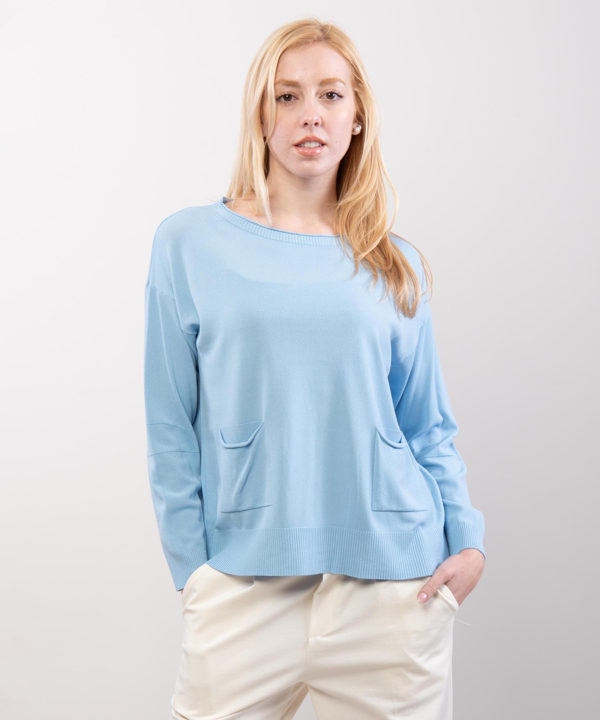 Maglia con Tasche Frontali