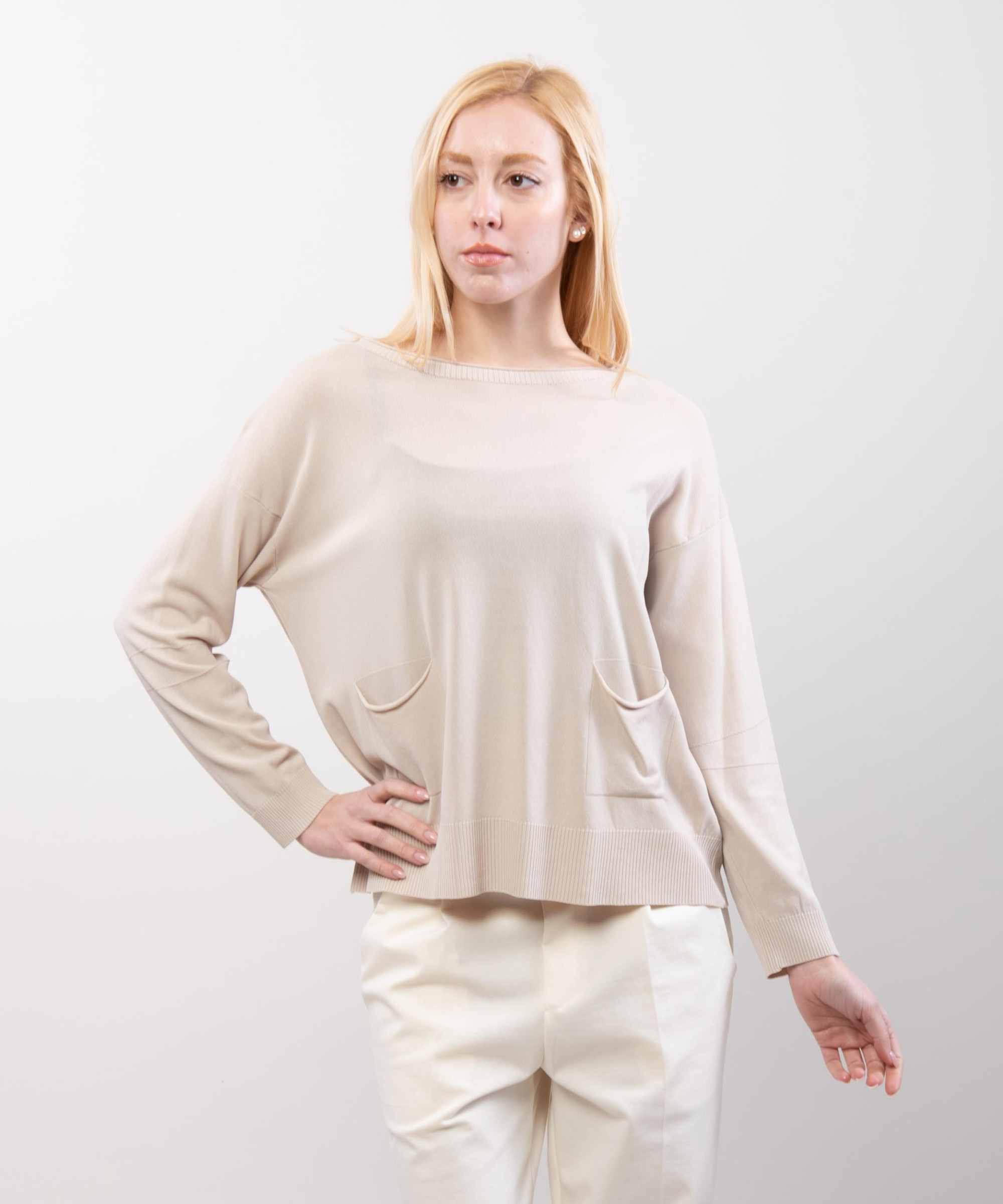 Maglia con Tasche Frontali