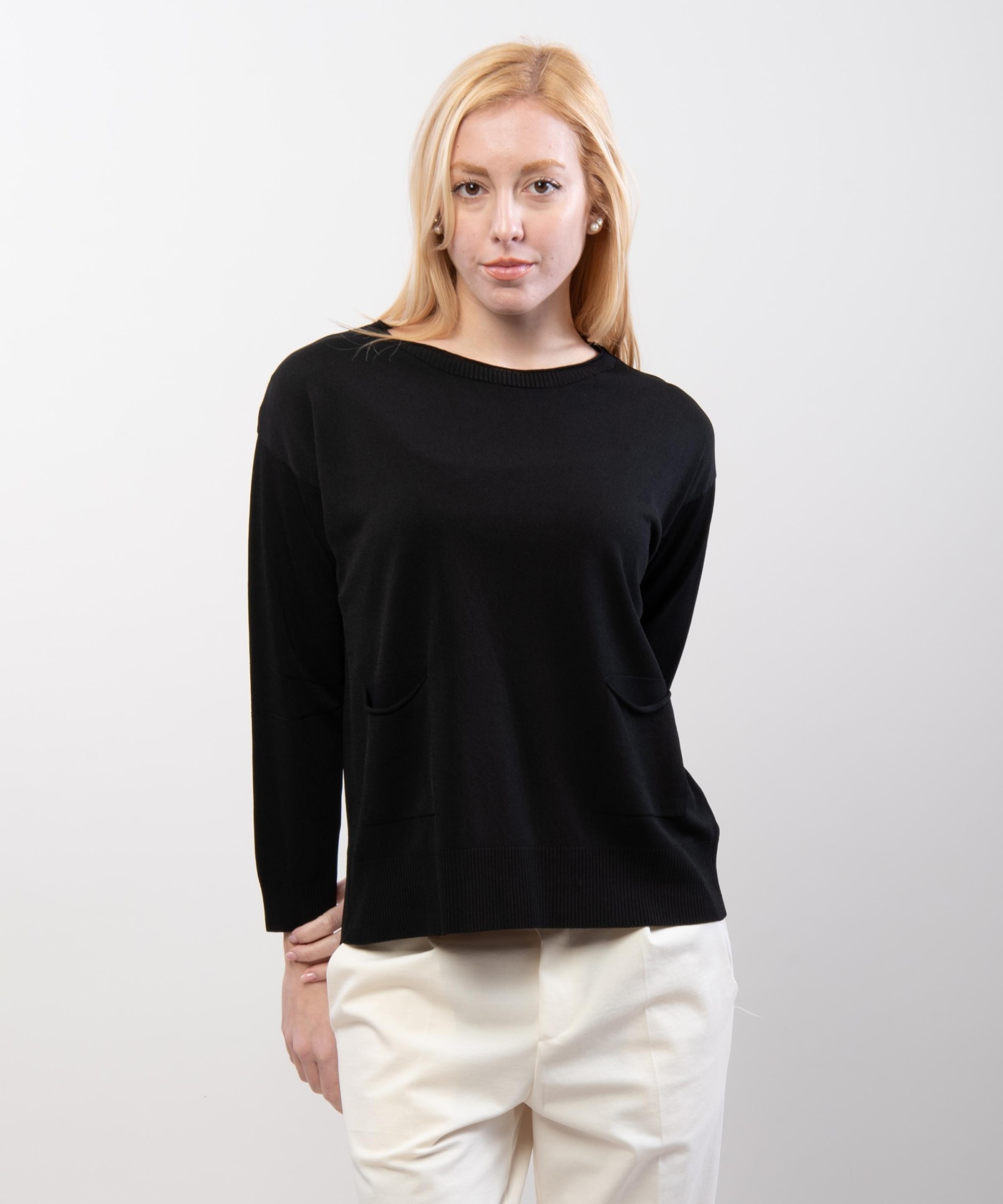 Maglia con Tasche Frontali
