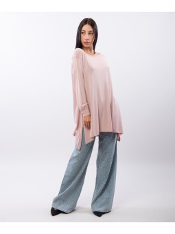 Maglia Scollo a Barca Oversize