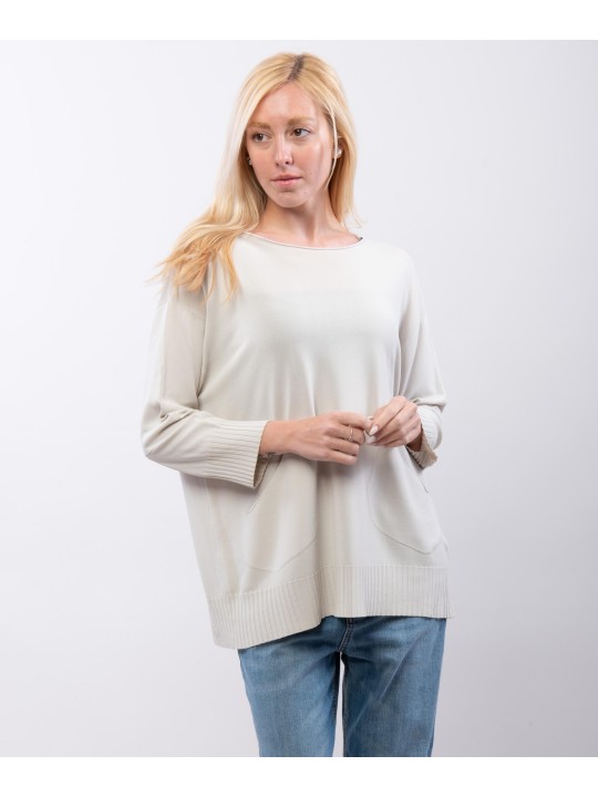 Maglia con tasche frontali