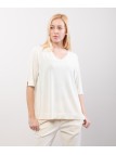 Maglia Scollo V a Maniche Corte