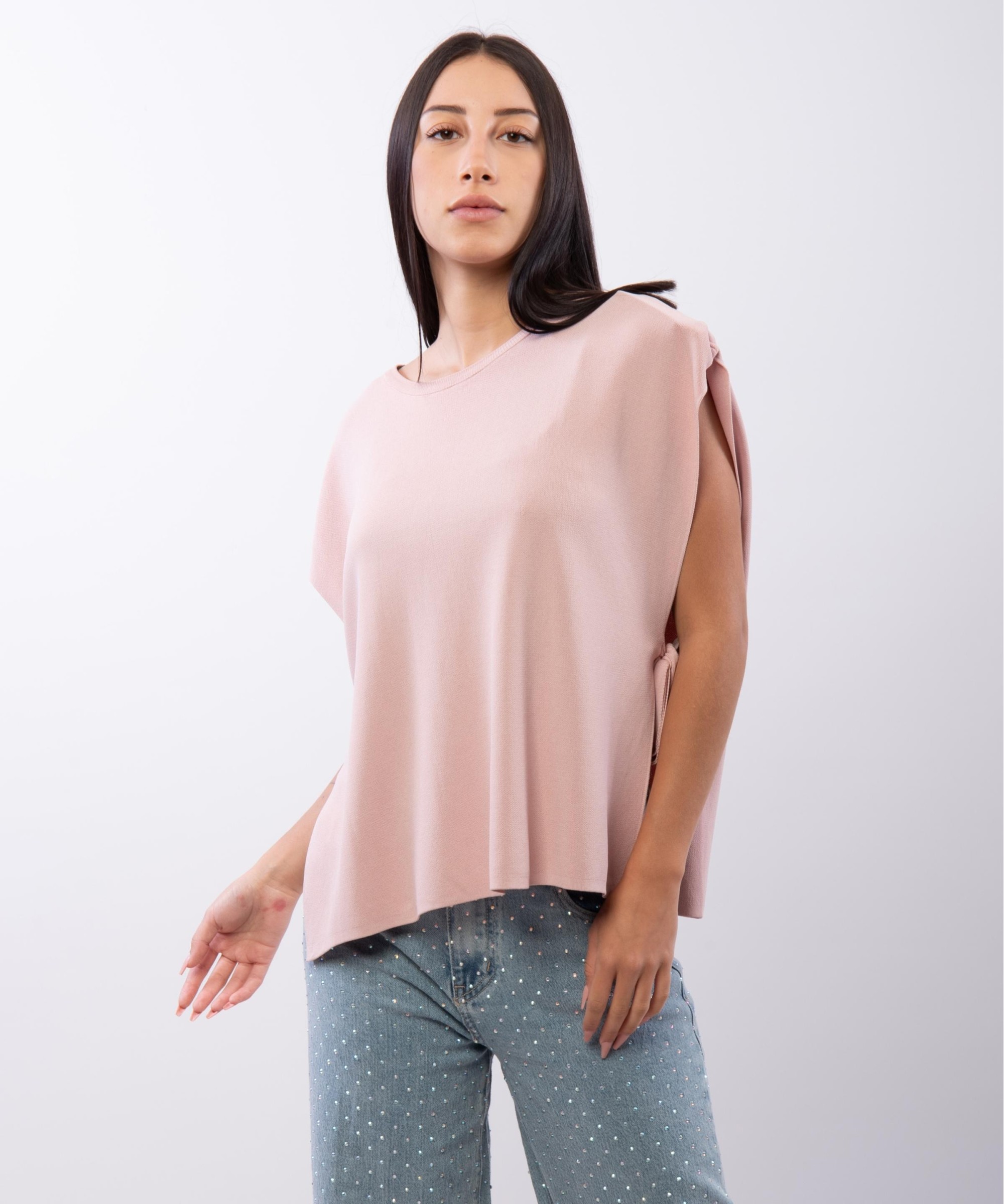 Maglia con nastri laterali