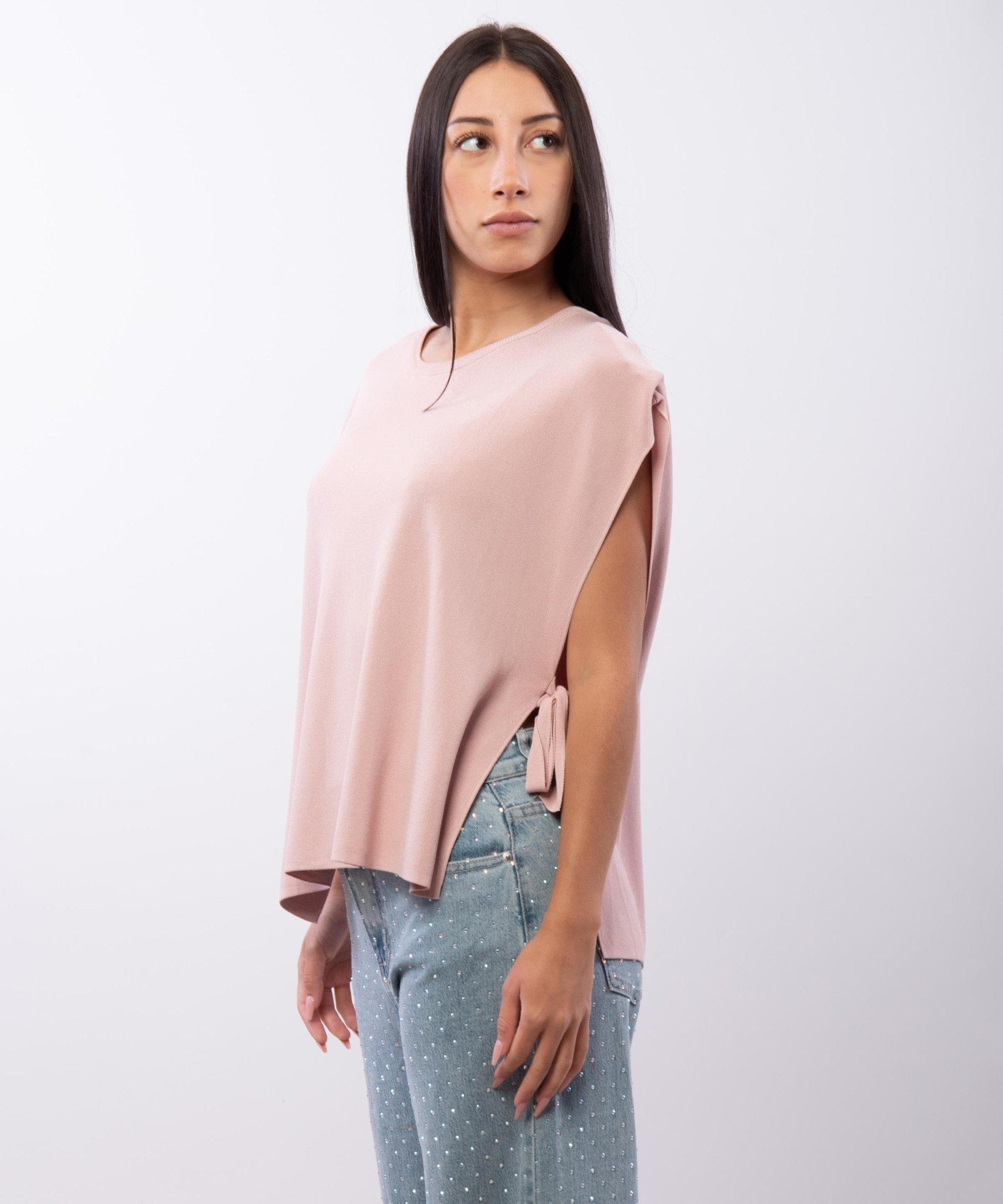 Maglia con nastri laterali