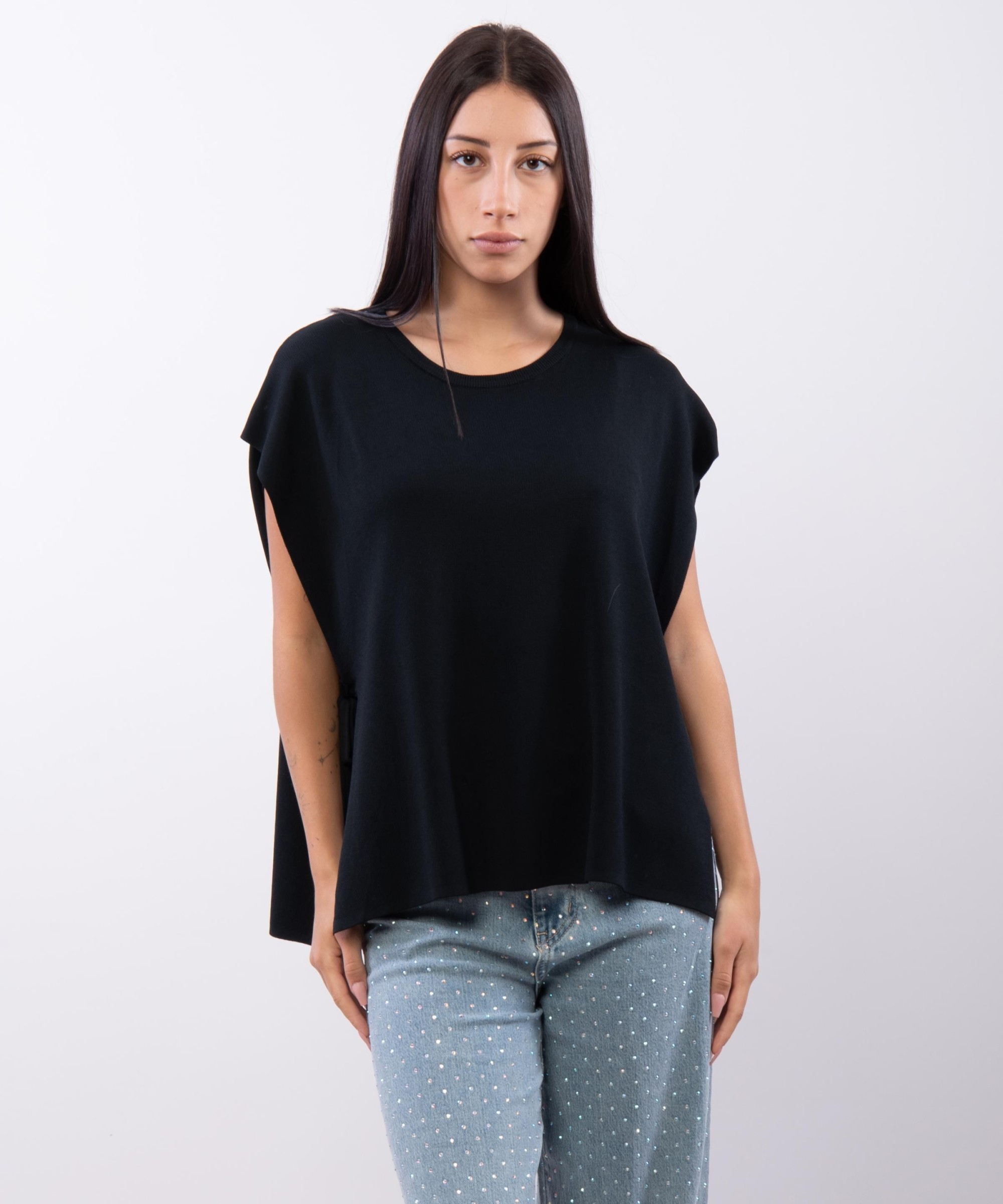 Maglia con nastri laterali