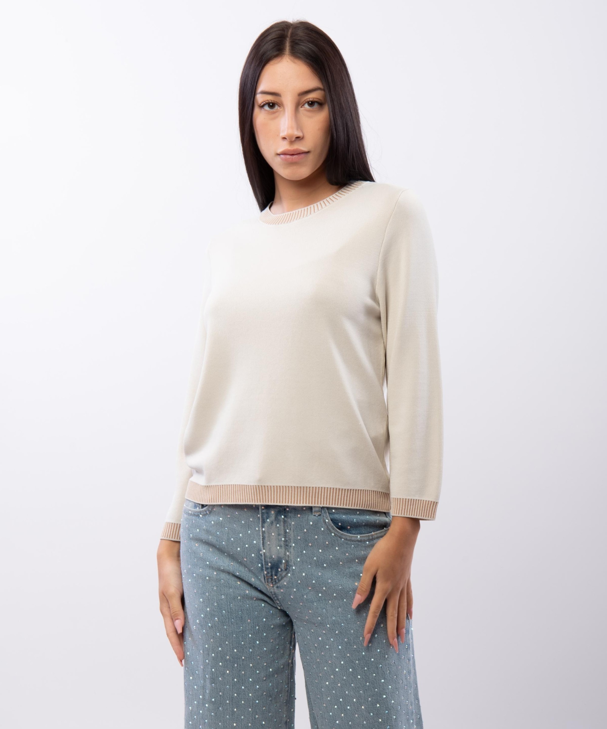 Maglia Orlo a Costine