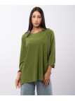Maglia con perline sulle maniche