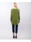 Maglia con tasche e bottoni laterali