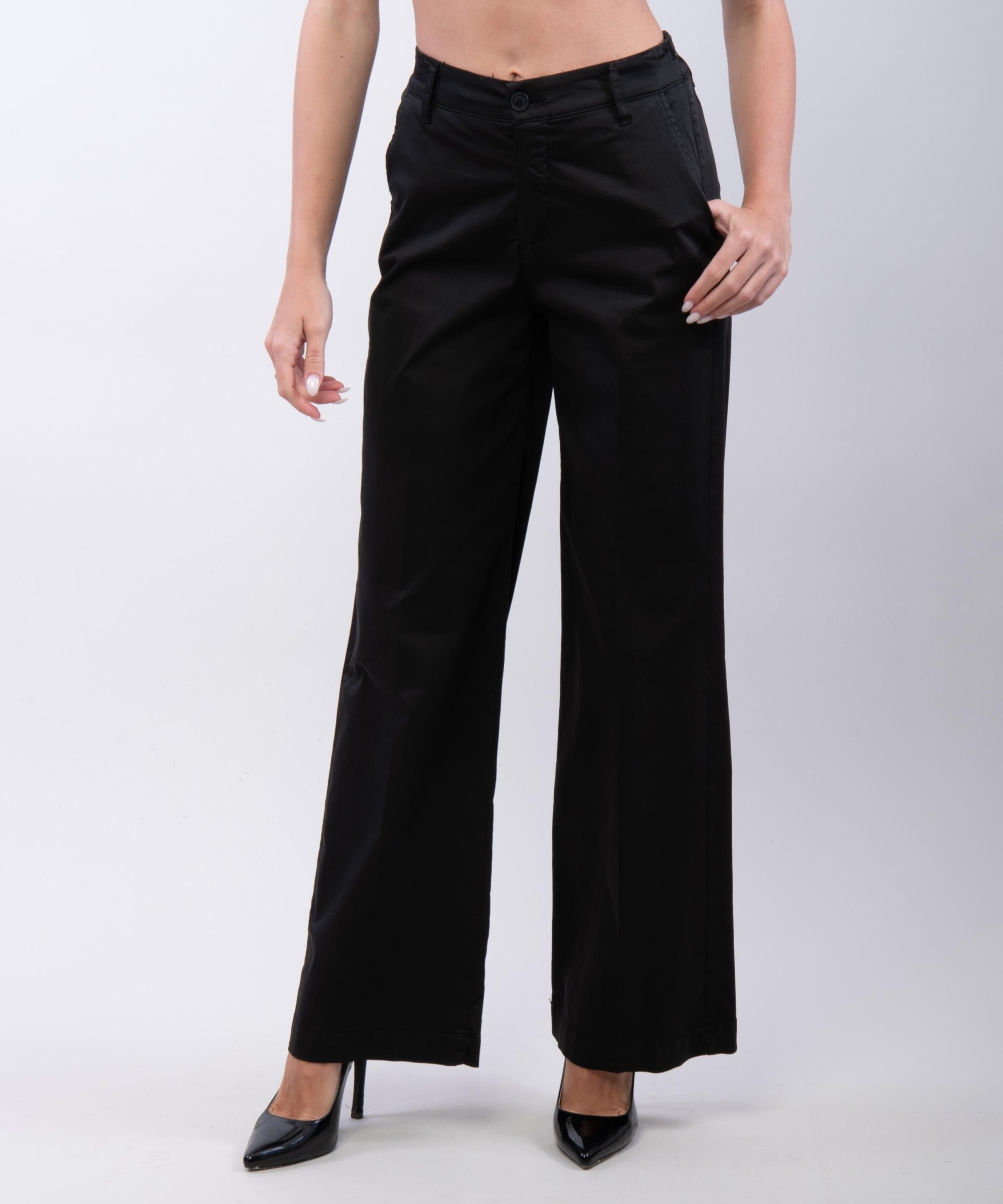 Pantaloni a Palazzo in Cotone