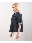 Giacca denim con tasche