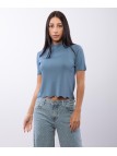 Maglia Cropped dettaglio orlo