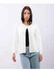 Copri spalle in maglia con bottone