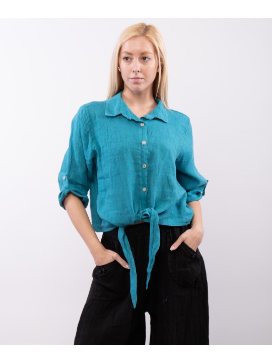 Camicia Lino Classica con Nodo Camicia Lino Classica con Nodo