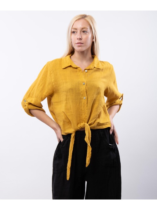 Camicia Lino Classica con Nodo Camicia Lino Classica con Nodo