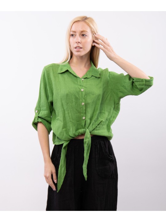 Camicia Lino Classica con Nodo Camicia Lino Classica con Nodo