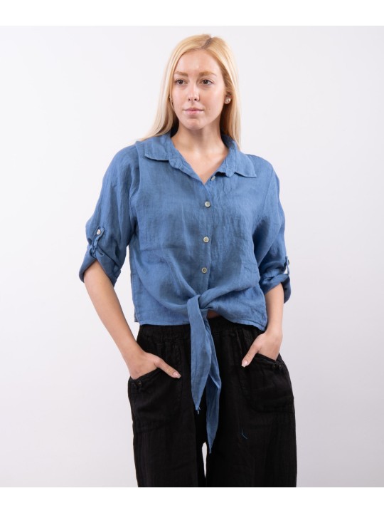 Camicia Lino Classica con Nodo Camicia Lino Classica con Nodo
