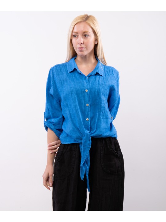 Camicia Lino Classica con Nodo Camicia Lino Classica con Nodo
