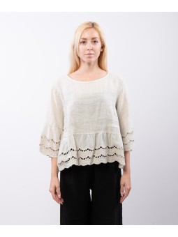 maglia con pizzo
