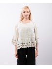 maglia con pizzo