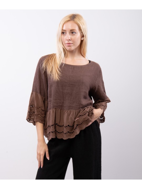 maglia con pizzo