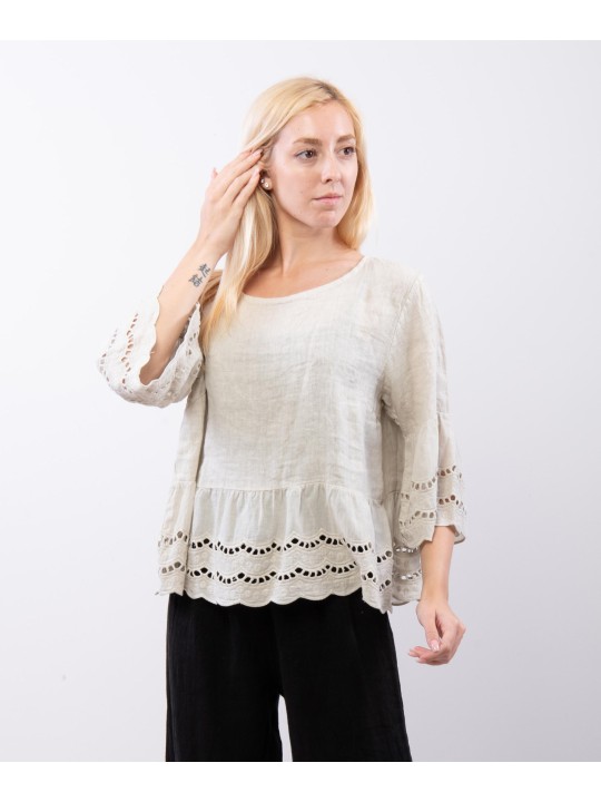 maglia con pizzo