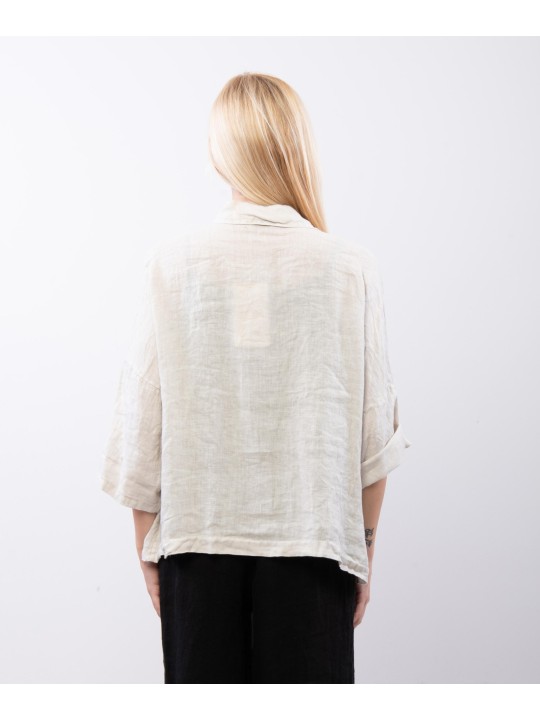 camicia con tasche davanti