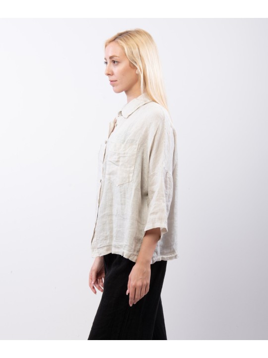 camicia con tasche davanti