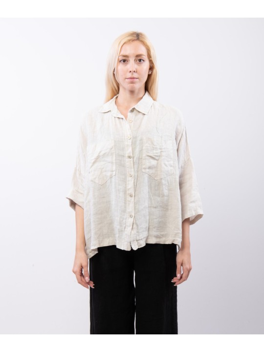 camicia con tasche davanti